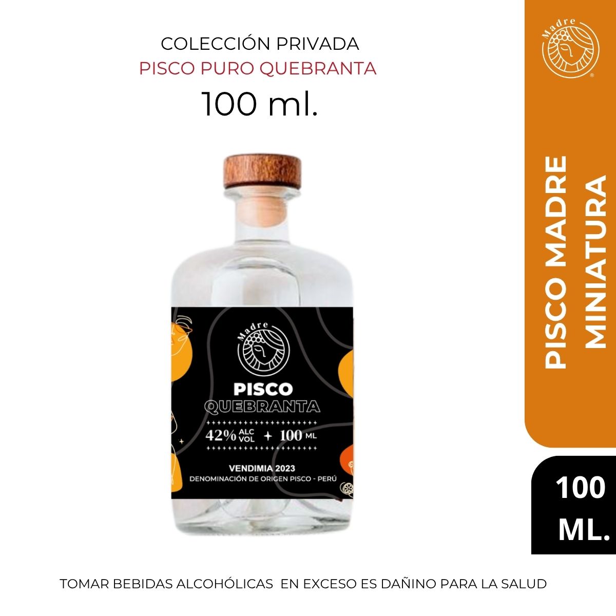 Pisco Madre Puro Quebranta 100ml