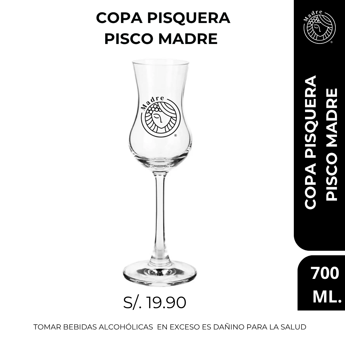 COPA PISQUERA - PISCO MADRE 115ML.